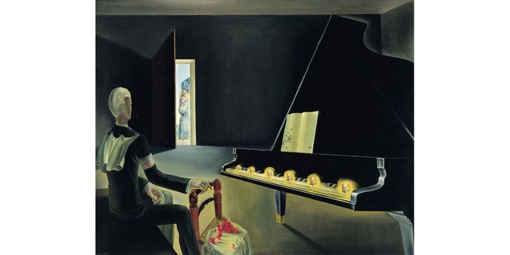 Salvador Dali, Hallucination partielle. Six images de Lénine sur un piano, 1931
 ((diffusion RMN) Salvador Dalí, Fundació Gala-Salvador Dali / Adagp, Paris)