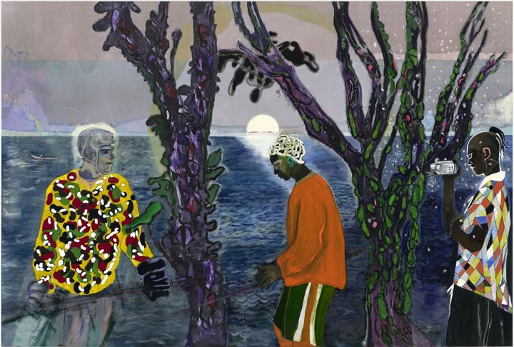 Peter Doig (1959) "Two trees", 2017, The Metropolitan Museum of Art, New York. Don de George Economou, en célébration du 150e anniversaire du musée, 2018. (PETER DOIG / DACS / ADAGP)