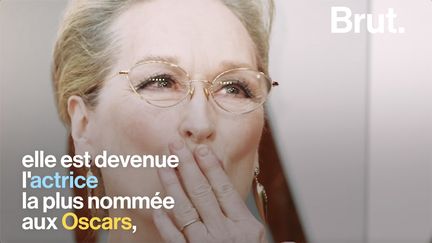 Après 40 ans de carrière, elle est devenue une des voix les plus fortes du cinéma. Retour sur la carrière hors norme de Meryl Streep.&nbsp; (BRUT)