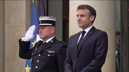 Le président de la République, Emmanuel Macron. (France 2)