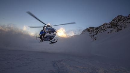 Illustration. Un hélicoptère du&nbsp;peloton de gendarmerie de haute montagne (LP/YANN FOREIX / MAXPPP)