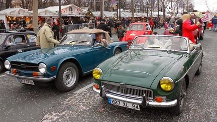 Une traversée de Paris en anciennes festive, 11 janvier 2014
 (J.d&#039;Andréa)