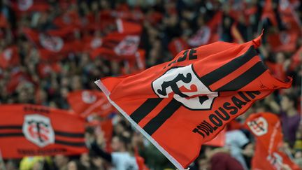 Les supporters du Stade Toulousain au stade de France  (PASCAL PAVANI / AFP)