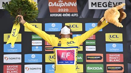 Daniel Felipe Martinez, le vainqueur surprise du Critérium du Dauphiné 2020. (ANNE-CHRISTINE POUJOULAT / POOL)