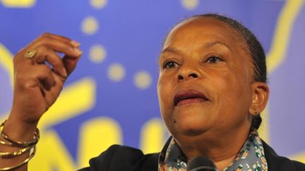 &nbsp; (Christiane Taubira estime qu'on ne doit pas refuser" l'inscription à l'état civil des enfants nés par gestation pour autrui (GPA) © MaxPPP)