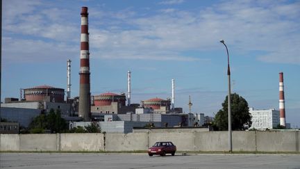 La centrale de Zaporijjia, le 11 septembre 2022, en Ukraine. (STRINGER / AFP)