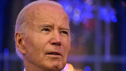 Le président américain Joe Biden, le 16 décembre 2024 à Washington (Etats-Unis). (JIM WATSON / AFP)