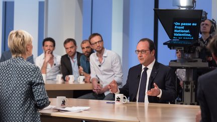  (François Hollande sur Canal + © Maxppp)