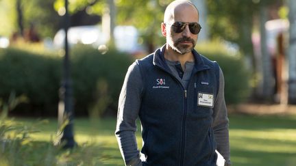 Dara Khosrowshahi, ex-patron d'Expedia, aujourd'hui PDG d'Uber,&nbsp;ici en juillet 2016. (DREW ANGERER / GETTY / AFP)