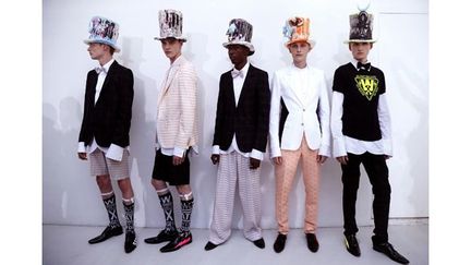 Défilé W Van Beirendonck pap printemps-été 2013 masculin, à Paris
 (P.Verdy.AFP)