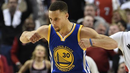 Le joueur des Golden State Warriors Stephen Curry (STEVE DYKES / GETTY IMAGES NORTH AMERICA)