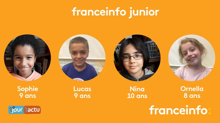 franceinfo junior, une émission en partenariat avec 1jour1actu, le magazine d'actualités pour enfants.&nbsp; (FRANCEINFO / RADIOFRANCE)