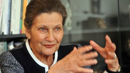 Simone Veil, le 19 mai 2009, à Paris. (DANIEL FOURAY / MAXPPP)