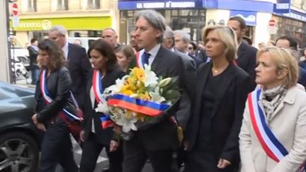 Les élus de Paris rendent hommage à Ronan Gosnet&nbsp; (Capture d'écran France 3)