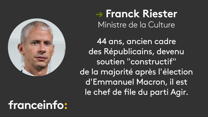 Franck Riester, Ministre de la Culture (RADIO FRANCE / FRANCEINFO / STEPHANIE BERLU)