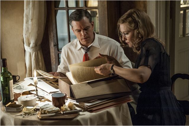 Matt Damon et Cate Blanchett dans "Monuments Men" de George Clooney 
 (20th Century Fox)