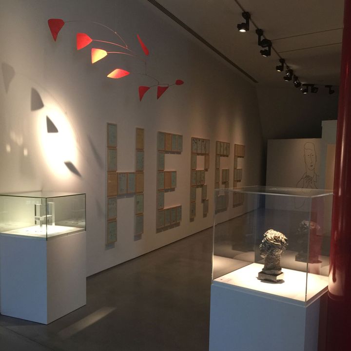 A l'intérieur du Musée Hergé de Louvain-la-Neuve (Belgique).
 (Musée Hergé)