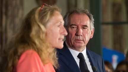 Passation de pouvoir ce 22 juin au Ministère de la Justice entre François Bayrou et Nicole Belloubet (NICOLAS KOVARIK / MAXPPP)