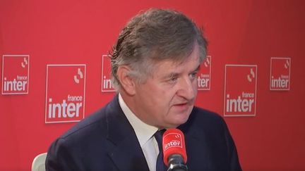 Augustin de Romanet, Chairman and CEO of Aéroports de Paris, October 26, 2023 on France Inter.  (FRANCEINTER / RADIO FRANCE)