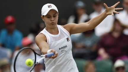 La numéro un mondiale,&nbsp;Ashleigh Barty, ici lors de Wimbledon 2019.&nbsp; (ADRIAN DENNIS / AFP)