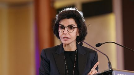 Rachida Dati,le 22 janvier 2022, à Paris. (GEOFFROY VAN DER HASSELT / AFP)