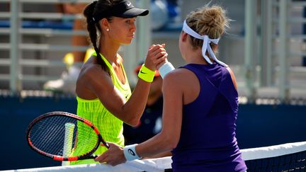 Une enquête est ouverte sur le 1er tour entre Bacsinszky et Diatchenko à l'US Open (ALEX GOODLETT / GETTY IMAGES NORTH AMERICA)