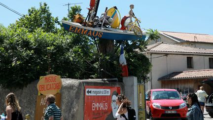 La boutique associative d'Emmaüs à Marseille, en mai 2020.&nbsp; (VALERIE VREL / MAXPPP)