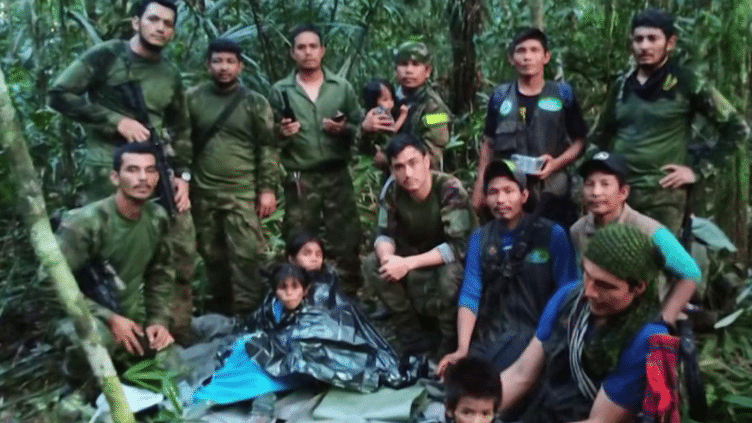 Colombie : quatre enfants ont été retrouvés vivants dans la jungle après 40 jours