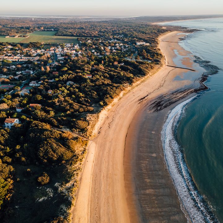 La plage de la Rémigeasse, le 23 novembre 2020, à Dolus-d'Oléron (Charente-Maritime). (PIERRE MOREL / FRANCEINFO)