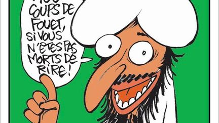 La une du num&eacute;ro sp&eacute;cial de "Charlie Hebdo", "Charia Hebdo", publi&eacute; le mercredi 2 novembre 2011. (DR)