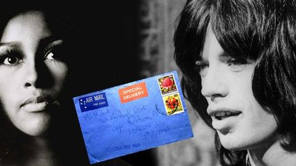 Entre 90 et 127 000 euros attendus de la vente des lettres d&#039;amour de Mick Jagger à Marsha Hunt
 (Culturebox/ Justin de Villeneuve/AP/SIPA )