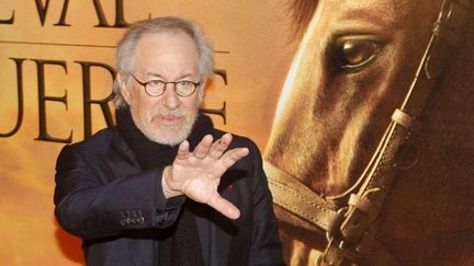 Steven Spielberg à Paris, le 9 janvier, lors de l&#039;avant-première du &quot;Cheval de guerre&quot;
 (Michel Euler/AP/SIPA)