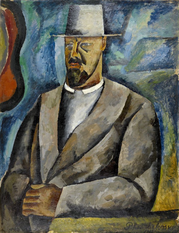 Autoportrait de Piotr Kontchalovski, datant de 1912 et appartenant à Petr Aven. (Succession Kontchalovski Piotr)