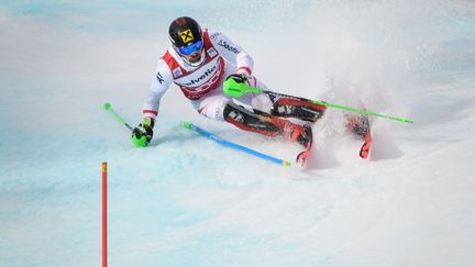 52e victoire en Coupe du monde pour Hirscher. (FABRICE COFFRINI / AFP)