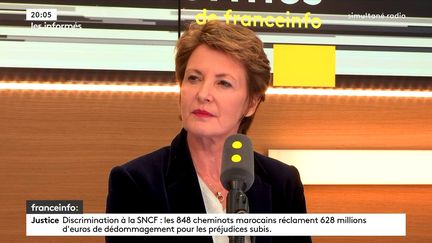 Frédérique Dumas, députée LREM des Hauts-de-Seine, vice-présidente de la Commission des affaires culturelles et de l’éducation, sur franceinfo, le 31 janvier 2018. (FRANCEINFO / RADIOFRANCE)