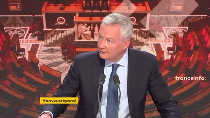 Le ministre de l'Economie, Bruno Le Maire, le 24 juin 2024, sur franceinfo. (FRANCEINFO - RADIO FRANCE)