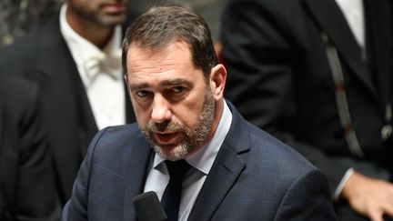 Le ministre de l'Intérieur, Christophe Castaner, lors des questions au gouvernement à l'Assemblée nationale, le 6 novembre 2018. (LIONEL BONAVENTURE / AFP)