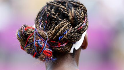 V&eacute;nus Williams &agrave; Wimbledon pendant les JO de Londres le mardi 30 juillet 2012. (SUZANNE PLUNKETT / REUTERS)