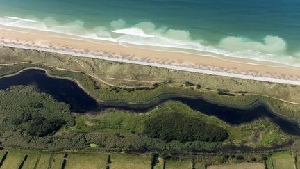 La Mare de Vau­ville : l'une des photos de l'exposition Littoral de Normandie, 40 ans de beautés préservées 
	 
 ( Fré­dé­ric Larrey)