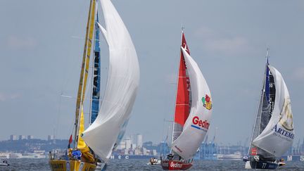 La flotte de la Solitaire (CHARLY TRIBALLEAU / AFP)