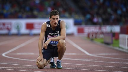 Pierre-Ambroise Bosse, le 15 août 2014, à Zurich (Suisse). (OLIVIER MORIN / AFP)