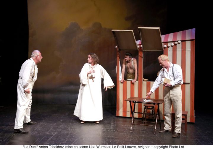 "Le Duel" de Tchekhov au théâtre du Petit Louvre, Avignon (Photo Lot)