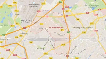 C'est dans un appartement du Blanc-Mesnil (Seine-Saint-Denis) que les corps sans vie d'une femme et de sa fille de 15 ans ont &eacute;t&eacute; retrouv&eacute;s dans l'appartement familial en feu, jeudi 2 juillet 2015. (GOOGLE MAPS)