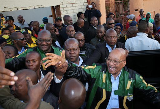 Le président Jacob Zuma en campagne à Pretoria, capitale de l'Afrique du Sud, le 5 juillet 2016. (REUTERS - Siphiwe Sibeko)