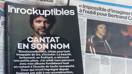 Bertrand Cantat en Une des Inrockuptibles, octobre 2017
 (Culturebox)