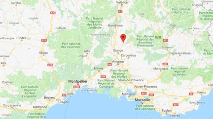 Le vol a été commis durant le week-end du 26-27 janvier 2019, à Tulette (Drôme). (CAPTURE ECRAN GOOGLE MAPS)