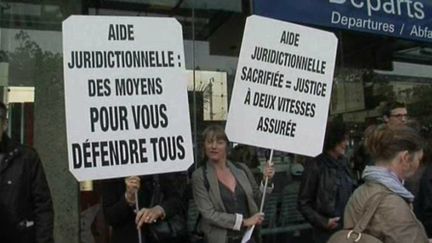 départ pour Paris des avocats de la région