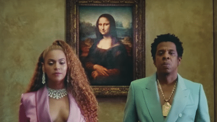 Capture d'écran du clip de Beyoncé et Jay-Z. (CAPTURE ECRAN / FRANCEINFO)