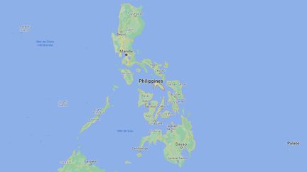 Un séisme de magnitude 6,1 a frappé le centre des Philippines, dans la nuit du 15 au jeudi 16 février 2023. (GOOGLE MAPS)