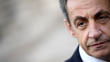 L'ancien président de la République, Nicolas Sarkozy, le 14 mai 2017 à Paris. (FRANCK FIFE / AFP)